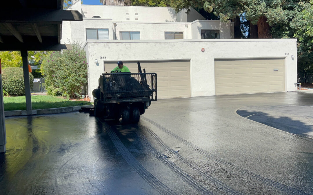 Sealcoating & Striping at Sierra Vista Townhomes  – Mountain View, CA