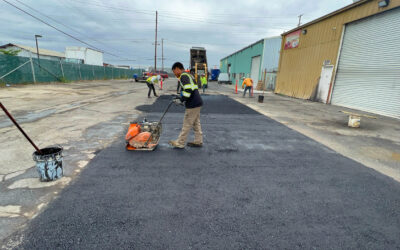 Asphalt paving at TEPEKE Transmission – San Jose, CA